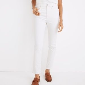 Madewell High-rise Perfect Vintage Jeans in Tile White size 27